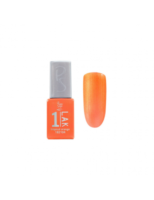 Mini vernis semi-permanent 1-LAK Tropical orange