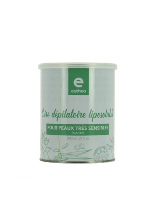 Pot de cire dépilatoire liposoluble Aloe Vera