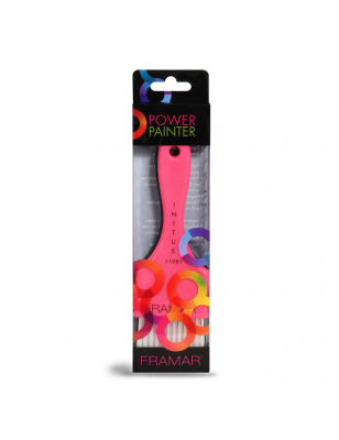 Lot de 2 pinceaux Power painter Noir & Rose