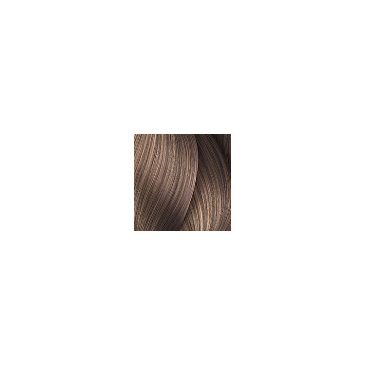 Coloration ton sur ton Blond Clair Irisé Cendré 8.21