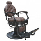 Fauteuil barbier Barock Marron foncé