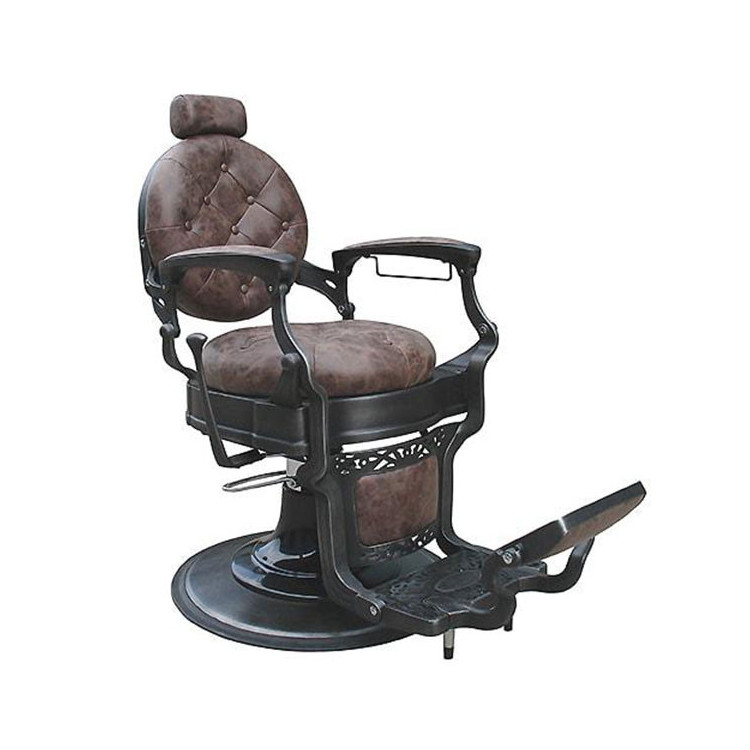 Fauteuil barbier Barock Marron foncé