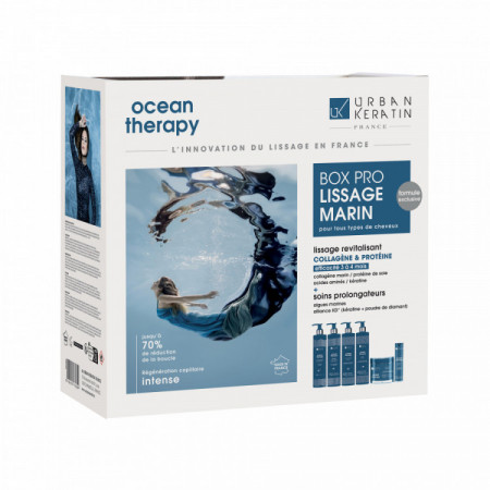 Box pro lissage marin Ocean therapy + soins prolongateurs (6x400ml)