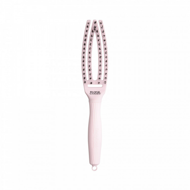 Brosse démêlante FingerBrush rose taille S