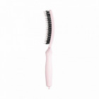 Brosse démêlante FingerBrush rose taille M