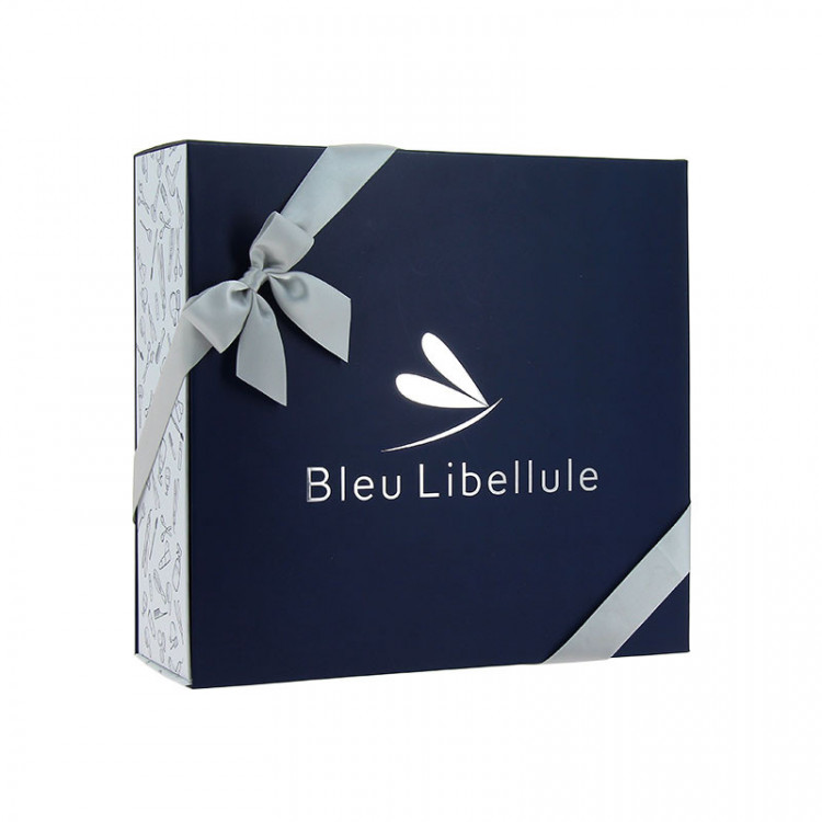 Boîte cadeau Bleu & Argent