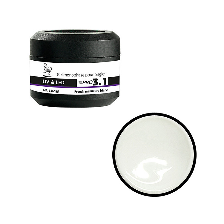 Gel de construction 3 en 1 Pro 3.1 French manucure Blanc 15g