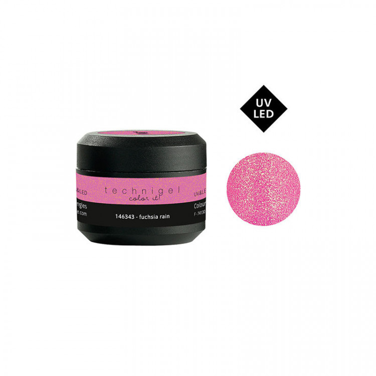 Gel de couleur UV & LED Color It - Fuchsia Rain 5g