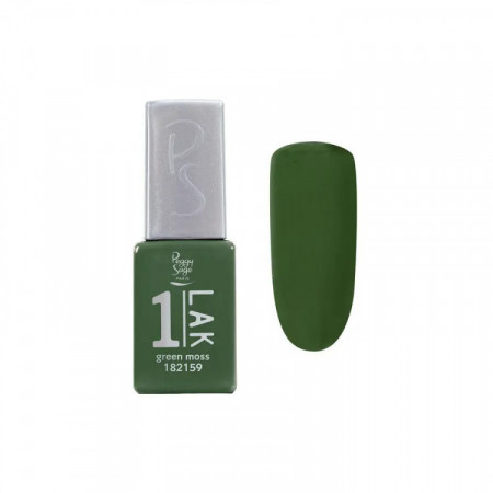 Mini vernis semi-permanent 1-LAK Green moss 5ml