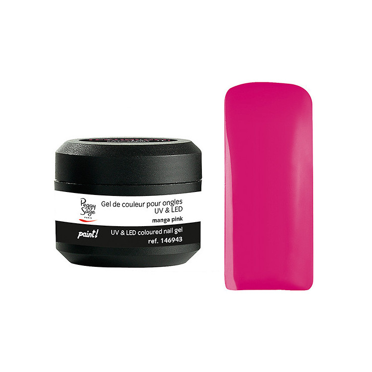 Gel de couleur UV & LED Technigel Paint Manga pink