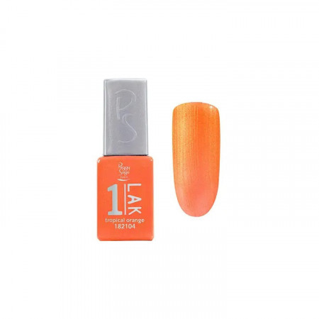 Mini vernis semi-permanent 1-LAK Tropical orange